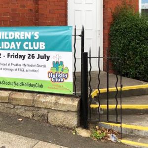 Prudhoe Holiday Club Reusable banner 1