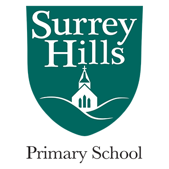 Surrey Hills primary school logo