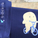 Sidekick blue Tshirt with logo