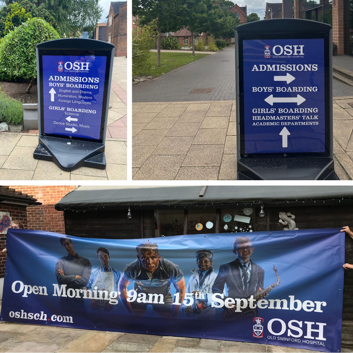 University Open Day Banners