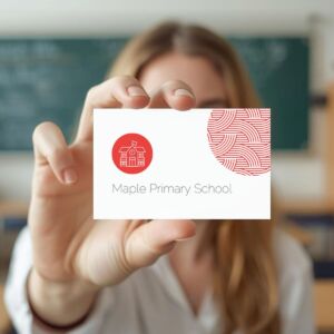 School Business Cards