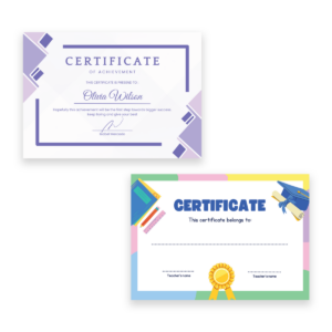 School Certificate Printing