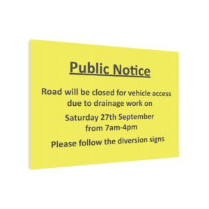 Correx Display Boards