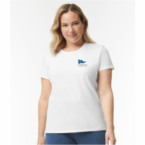 White ladies fit tshirt for CYC