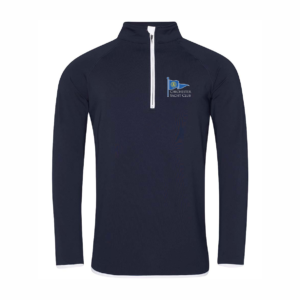 quarter zip performance top for cyc without thumb holes