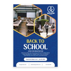 School Open Day Flyers