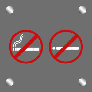 P13.1 INTERIOR WALL AND DOOR SIGNAGE BASICS ICON SIGNS ICONS 19 NO SMOKING2