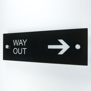 Wayward Sign Directional Signage | Basics Wayfinder Door & Wall Signs