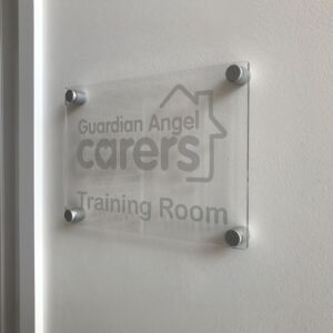 Custom Clear Acrylic Signage