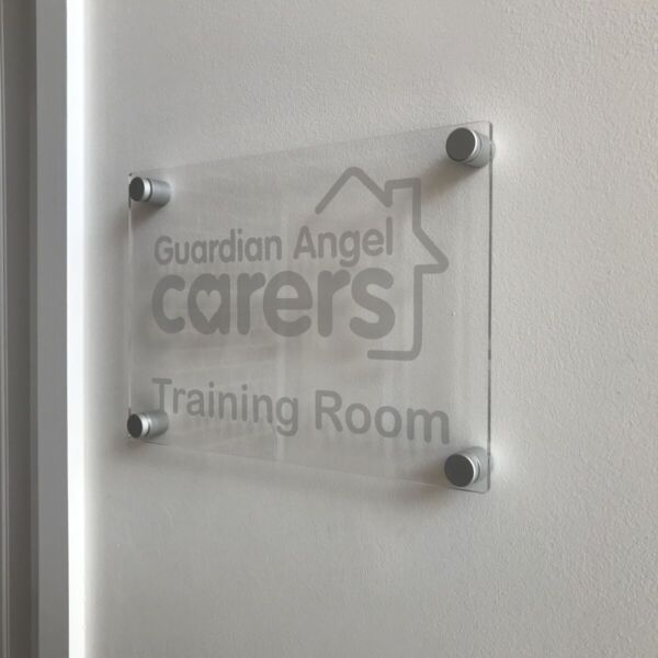 Custom Clear Acrylic Signage