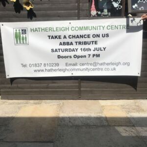 Community centre event re-usable banner
