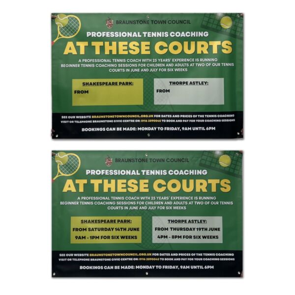 Re-Usable Vinyl Advertising Banners