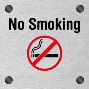 STEEL ICON NO SMOKING