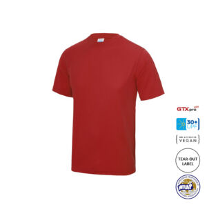Technical T Shirt - Fire Red