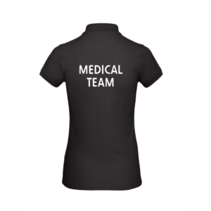 MB Medical polo shirt rear